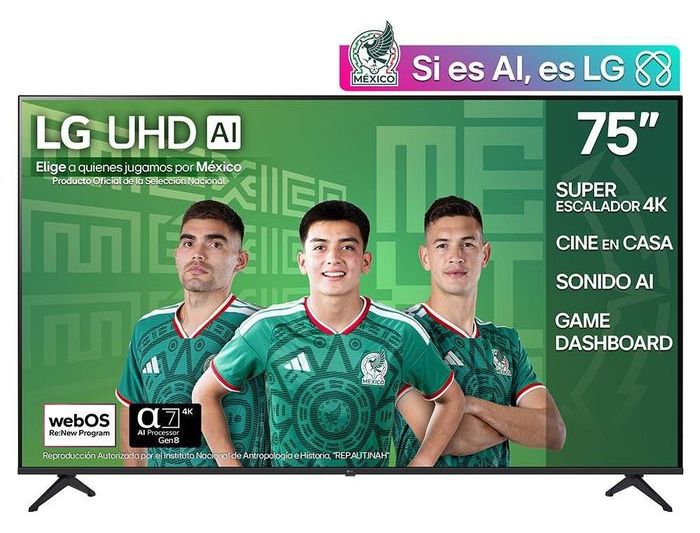 Televisión LG 75 pulgadas 75UA7500PSA